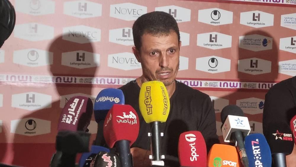 السلامي: "كنا نستحق أكثر من التعادل أمام الوداد وطلبت من اللاعبين قبل المباراة أن يثقوا في أنفسهم"