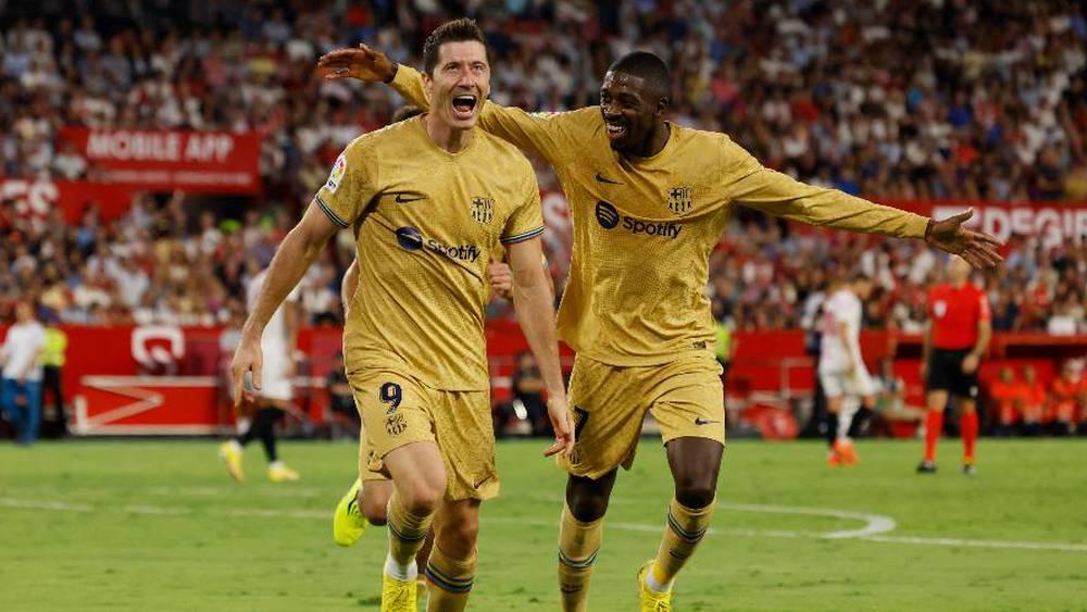 ديمبيلي: "ليفاندوفسكي أخبرني أنني سأصنع له الكثير من الأهداف هذا الموسم وأتمنى أن أفعل ذلك"