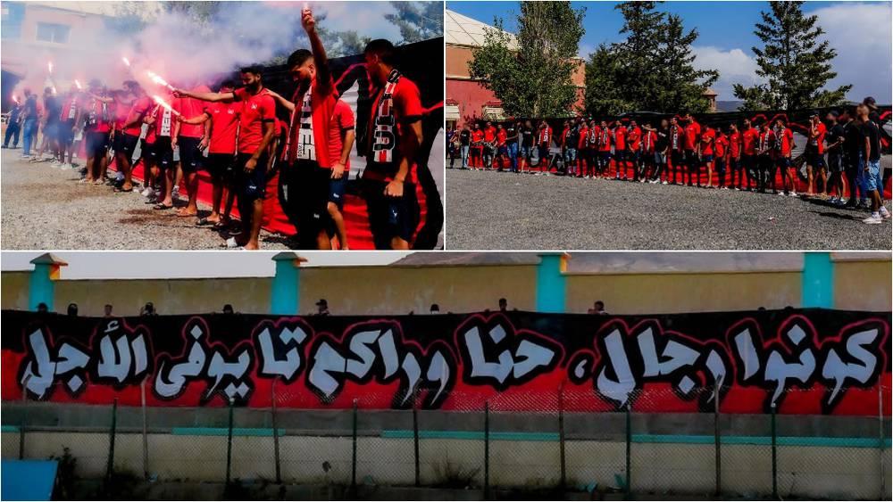 فصيل "ريد بيراتس" يتساءل عن سبب منع الجماهير السلاوية من حضور مباريات فريقها ويوجه رسالة للاعبين: "ستجدوننا جنودا مجندة إلى آخر رمق"