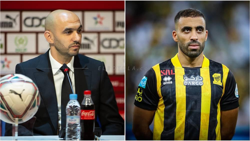 حمد الله: "لم أسمع تصريح الركراكي عني وأبواب المنتخب مفتوحة لكل اللاعبين المغاربة وليس لحمد الله فقط"