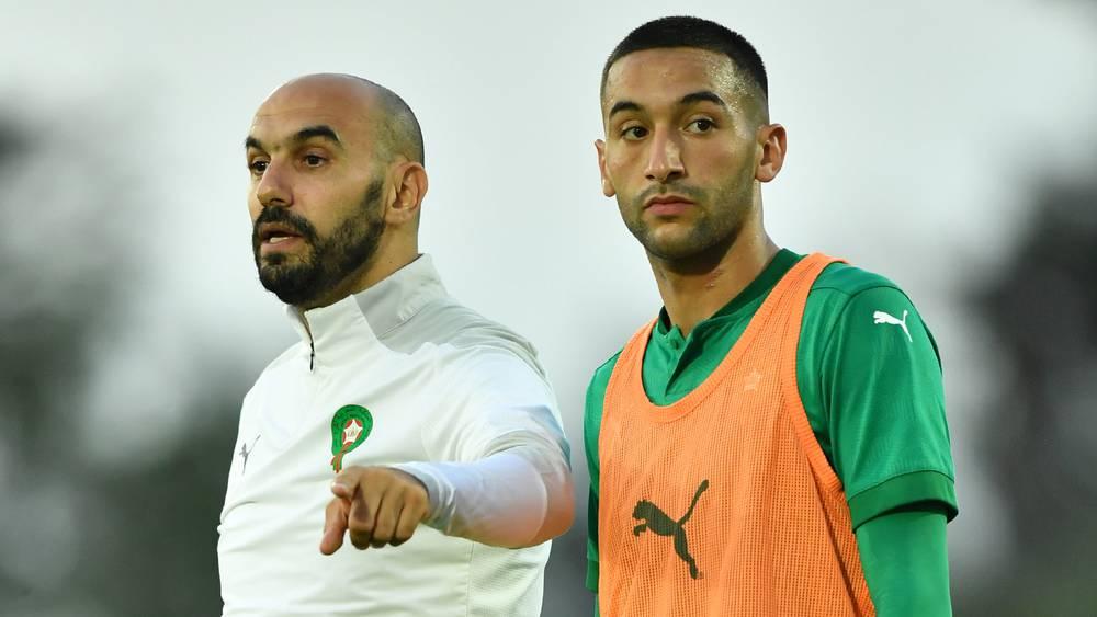 الركراكي: "من العيب ألا يتواجد بيننا لاعبون أمثال زياش ومزراوي وحكيمي ولا أحد سيتلقى مني معاملة خاصة"