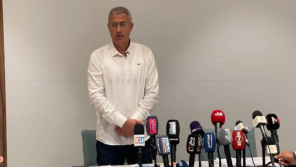 منذر الكبير: "بتظافر الجهود سنتمكن من إعادة الرجاء إلى سكة الانتصارات وأنا على يقين أن النادي سيتألق وطنيا وأفريقيا ويحصد الألقاب"