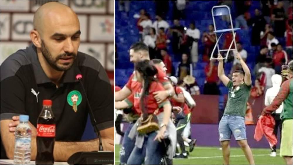 الركراكي: "أتمنى ألا تتكرر أحداث مباراة التشيلي لأنها لا تمت للروح الرياضية بأية صلة"