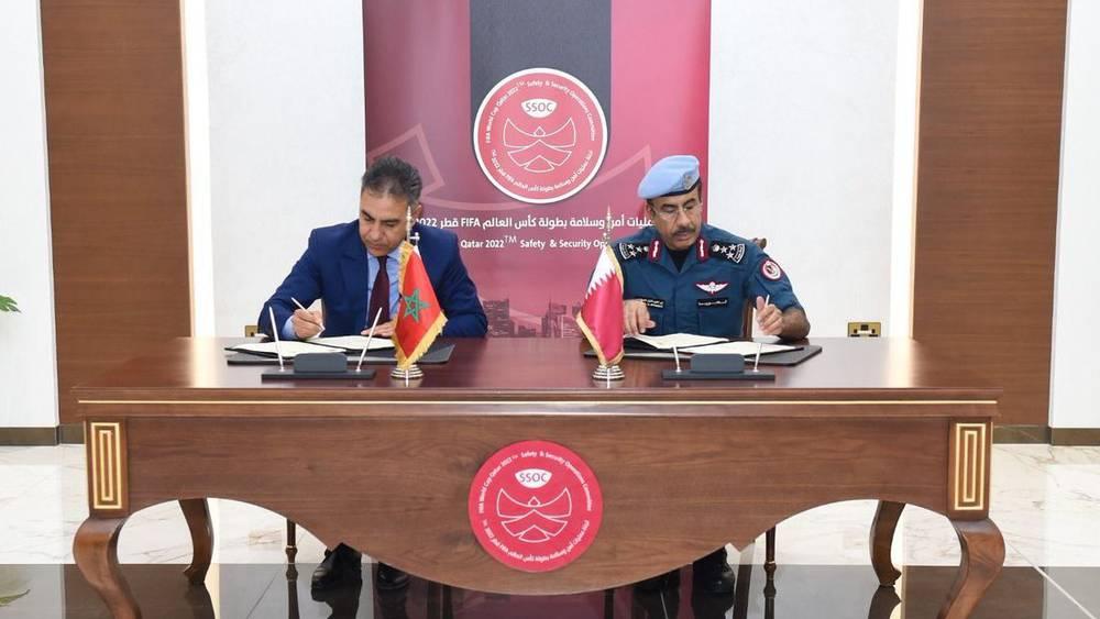 المغرب وقطر يوقعان إعلانا مشتركا بشأن الرفع من مستويات الأجهزة المعينة بتأمين المونديال وضمان سلامة المشجعين