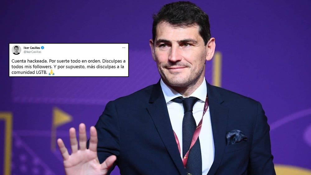 كاسياس يحذف التغريدة التي أعلن خلالها شذوذه الجنسي ويكتب: "الحساب مخترق وأعتذر لمجتمع المثليين"