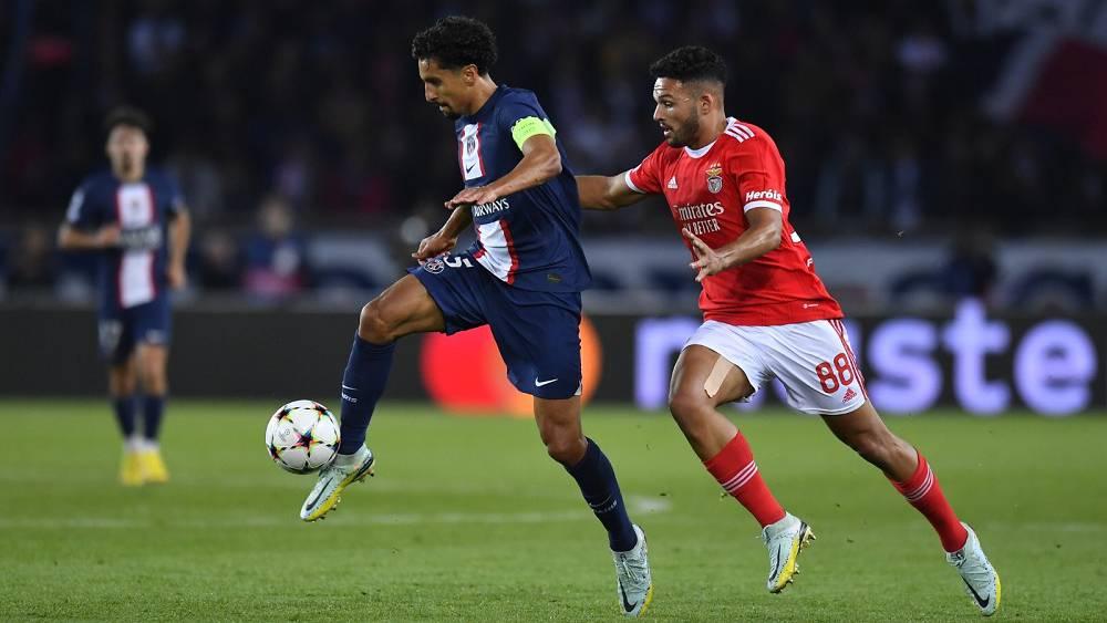 دوري الأبطال/ باريس سان جيرمان يتعادل مع بنفيكا (1-1) ويواصلان تقاسم صدارة المجموعة الثامنة
