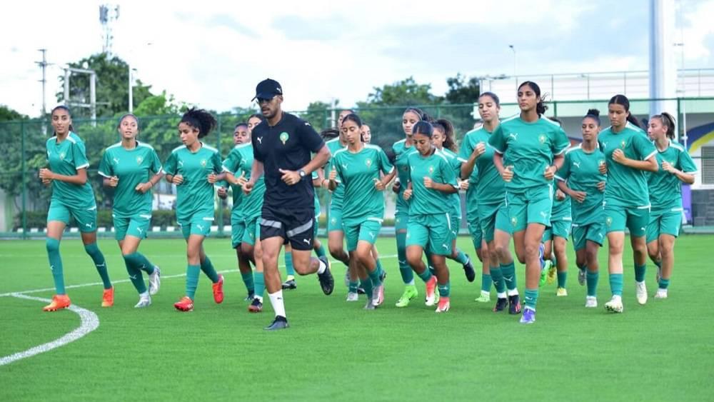 المنتخب المغربي النسوي لأقل من 17 سنة يختتم استعداداته لمواجهة الهند غدا الجمعة في ثاني اختبار بالمونديال