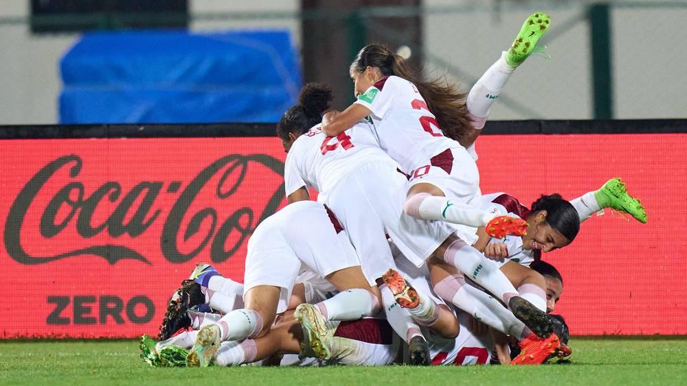 المنتخب المغربي النسوي لأقل من 17 سنة يحقق أول فوز له في كأس العالم بتغلبه على الهند بثلاثية نظيفة