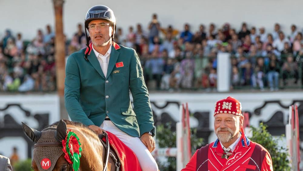 Morocco Royal Tour - Le cavalier El Ghali Boukaa remporte le Prix Feue SAR la Princesse Lalla Amina