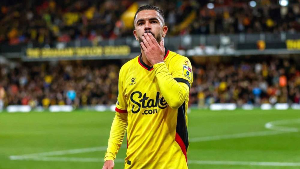 عمران لوزا يهز الشباك في مباراة واتفورد أمام نورويتش سيتي ضمن دوري الدرجة الأولى الإنجليزي