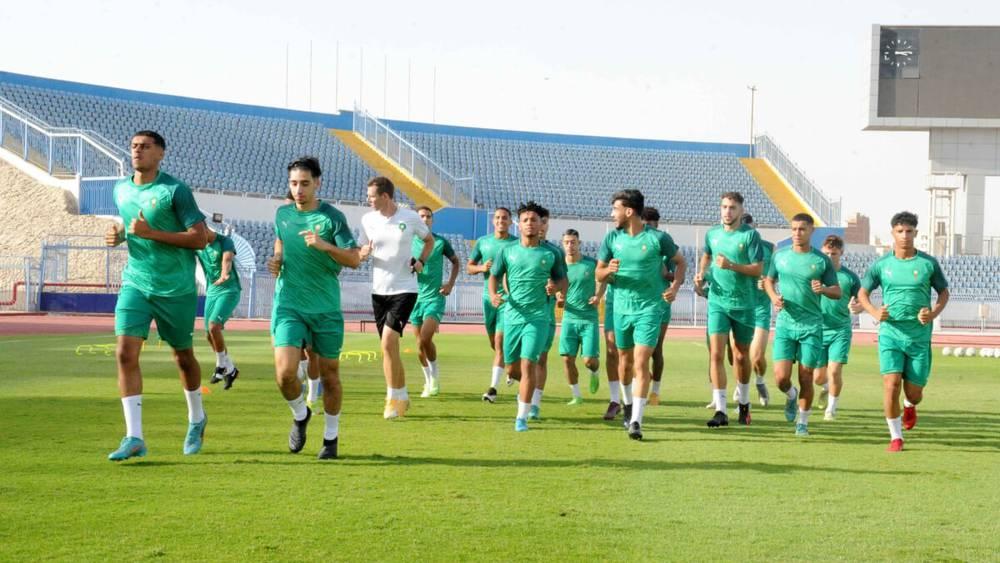 المنتخب المغربي للشبان يخوض ثاني حصصه التدريبية بمصر ولاعبوه: "سنبذل كل ما لدينا لبلوغ كأس أمم أفريقيا"
