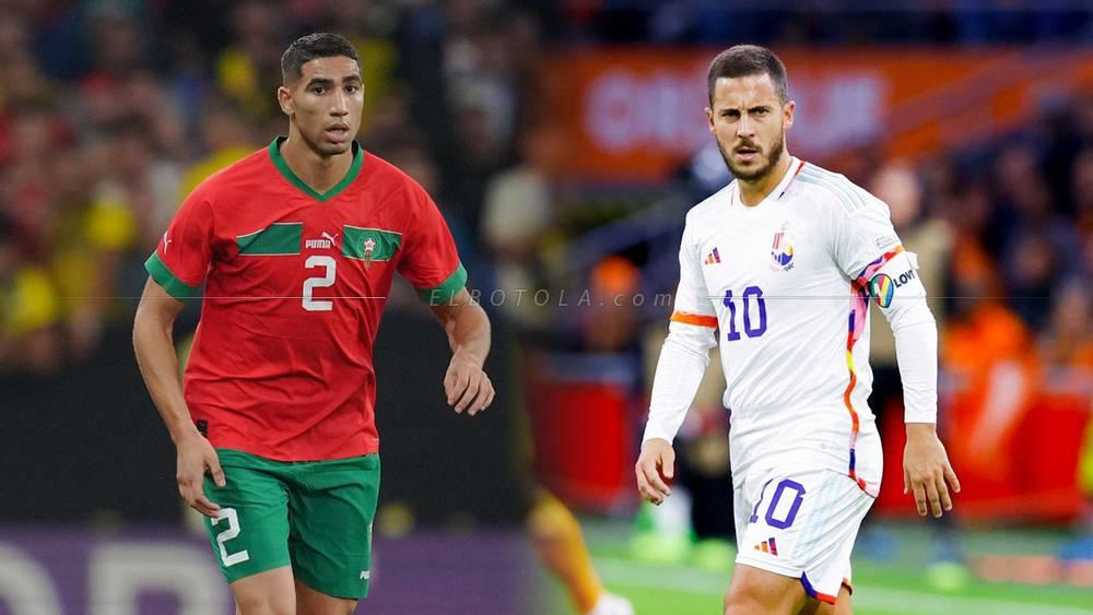 هازارد: "المغرب نعرفه بشكل أقل.. يمتلكون لاعبين رائعين مثل حكيمي ويكفي أن المونديال يعرف تواجد المنتخبات القوية فقط"