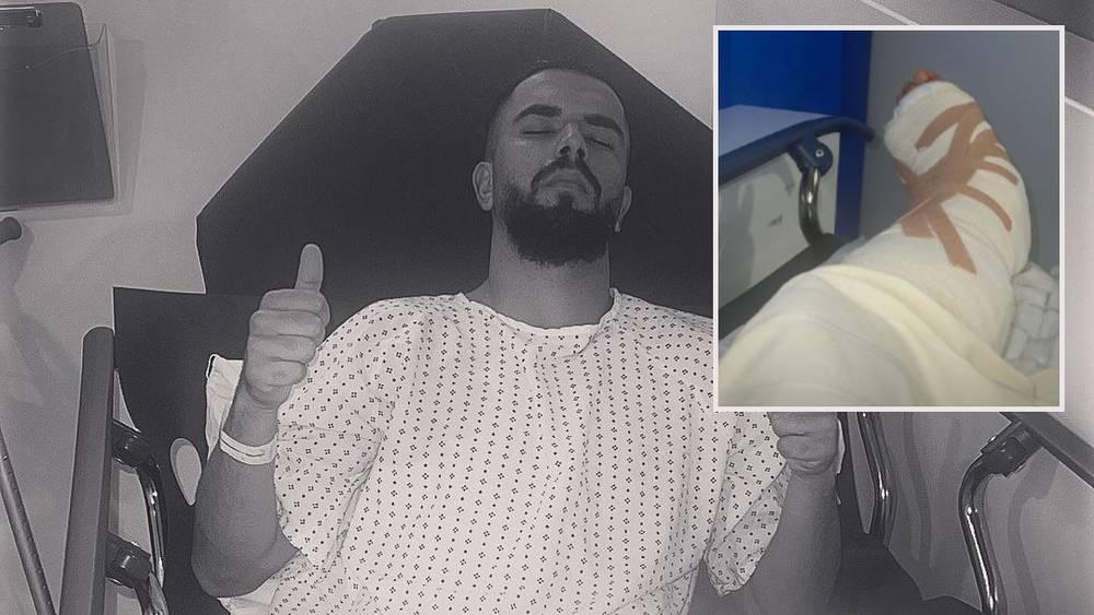 عمران لوزا يخضع لعملية جراحية ناجحة في كاحله