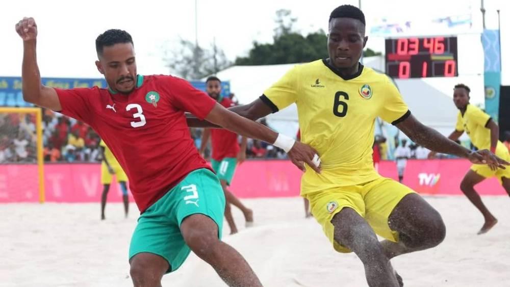 المنتخب المغربي يهزم الموزمبيق (6-4) ويحتل المركز الثالث في كأس أفريقيا للكرة الشاطئية