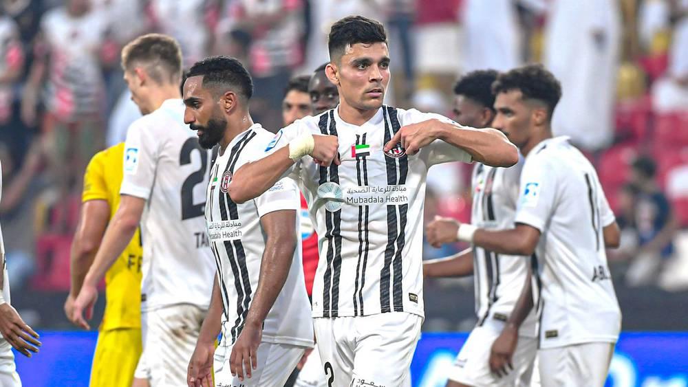 بنشرقي يفتتح عدّاده التهديفي مع الجزيرة ويُوقّع ثنائية في شباك الوصل