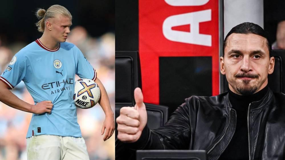 إبراهيموفيتش: "أحب هالاند.. لا ينزل للعب الكرة إنه ينتظر أمام المرمى ويسجل الأهداف"