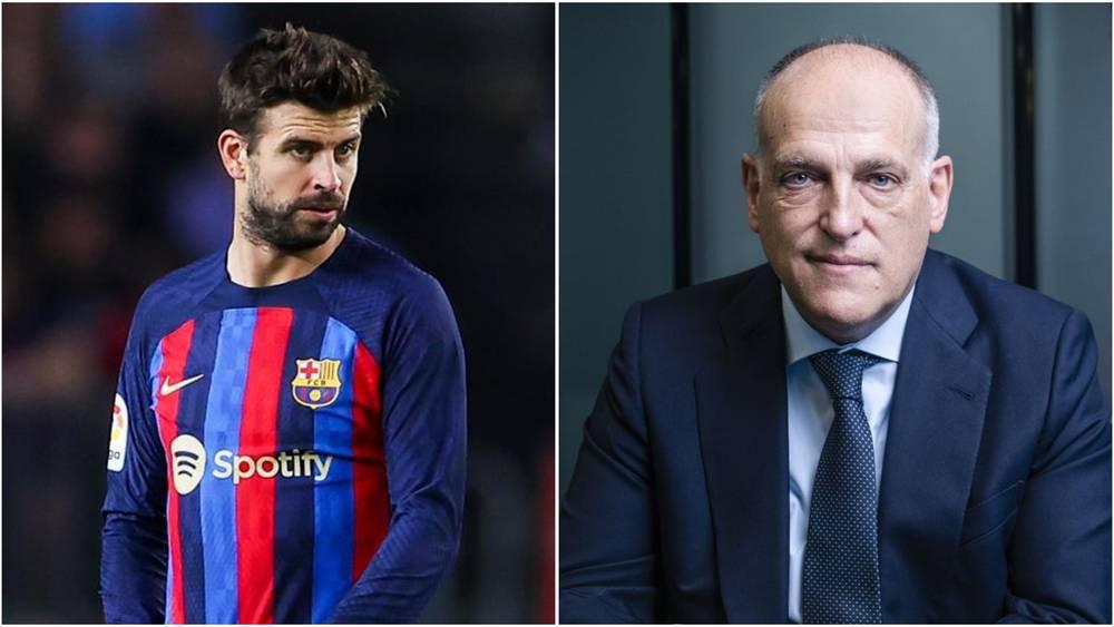 تيباس (رئيس رابطة الليغا): "بيكيه سيصبح رئيس برشلونة بلا شك"