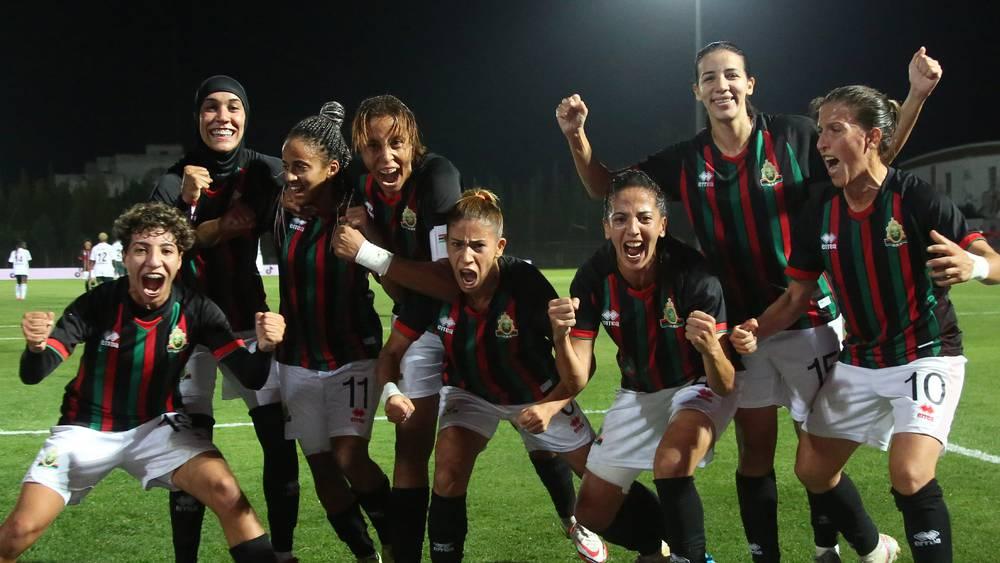 إناث الجيش الملكي تتأهلن لنهائي دوري أبطال أفريقيا للسيدات بعد الفوز على بايلزا كوينز