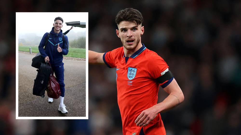 ديكلان رايس يُحضر "حقيبة فارغة" معه إلى قطر لكي يضع بها كأس العالم بعد تتويج إنجلترا