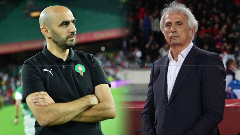 الركراكي: "لم أتحدث مع خليلوزيتش وأشكره باعتباري فردا من الشعب المغربي على ما قدمه للمنتخب الوطني"