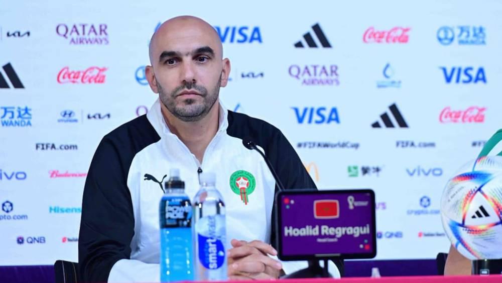 الركراكي: "هدفنا هو التأهل للدور الثاني كيفما كانت الطريقة وتجاوز دور المجموعات بدون حسابات"