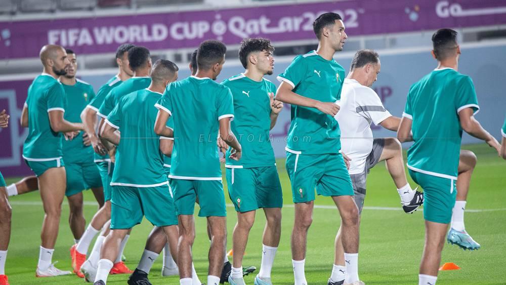المنتخب المغربي يستهل استعداداته لمواجهة كندا بإجراء حصة تدريبية غدا الإثنين (16:30 غرينيتش +1) على ملعب "الدحيل"