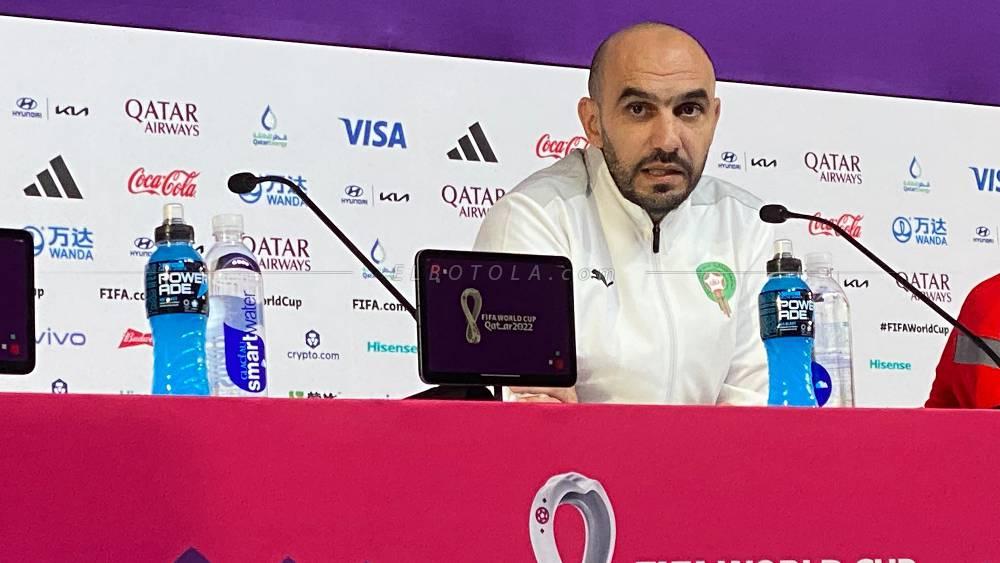 الركراكي: "سندخل مباراة كندا من أجل الفوز.. هم يريدون صنع التاريخ ولكن ما يهمنا هو ما نريده نحن"