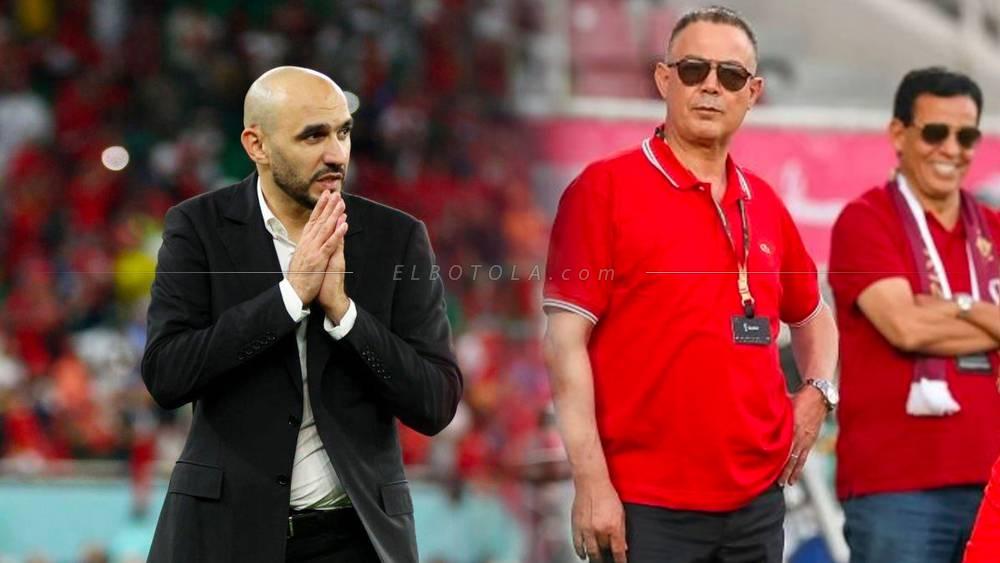 الركراكي: "أشكر لقجع على ثقته.. لقد خاطر بالانفصال عن مدرب قبل شهرين من المونديال للتعاقد مع مدرب وطني رآه البعض يفتقد للخبرة"