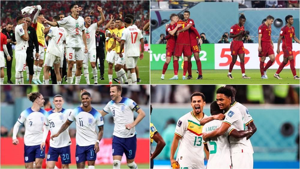 من بينها مواجهة المغرب وإسبانيا واصطدام السنغال بإنجلترا.. البرنامج الكامل لمباريات ثمن نهائي المونديال