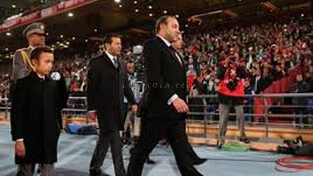 Mountakhab – SM le Roi célèbre la victoire des Lions