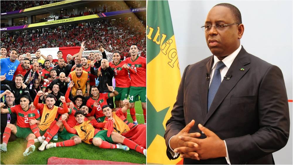 رئيس السنغال يهنئ المغرب بالتأهل إلى نصف نهائي المونديال ويكتب: "تاريخي ورائع!"