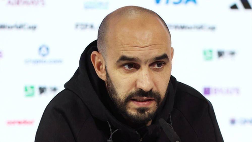 الركراكي: "سنواجه أفضل فريق في العالم ومستعدون لخلق المفاجأة"