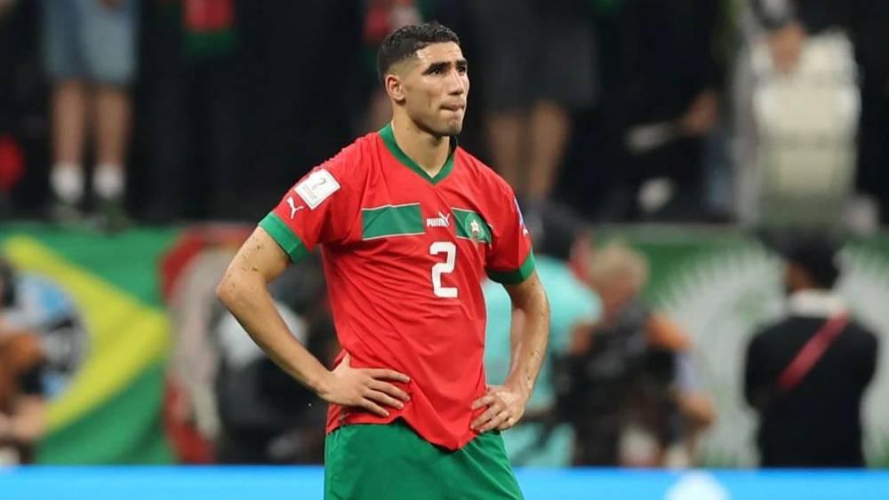 حكيمي: "لم ندّخر جهدا من أجل تحقيق حلم هذا الفريق والمغاربة ولكنه انتهى في نصف النهائي وفخورون بما أنجزناه"