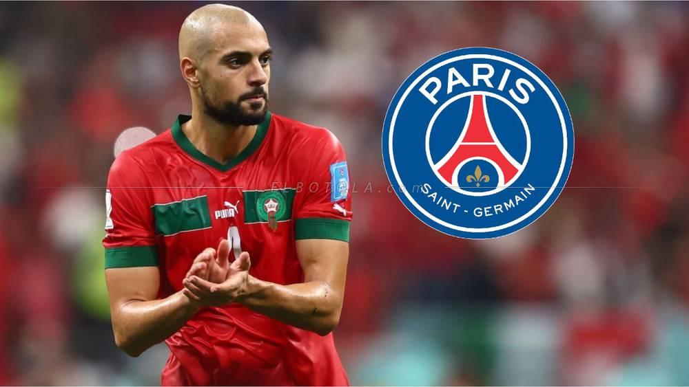 تقارير/ باريس سان جيرمان يدخل دائرة المنافسين على أمرابط ويعرض 25 مليون يورو للظفر بخدماته