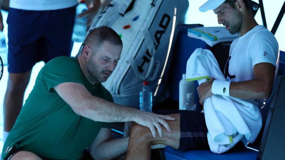 Tennis - Novak Djokovic touché aux ischio-jambiers