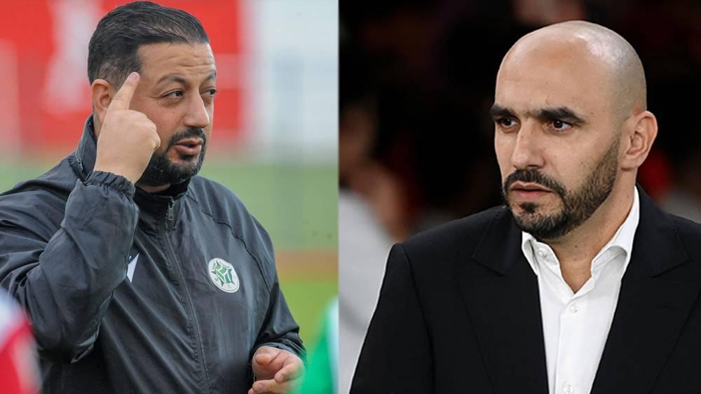 نجحي: "أتواصل مع الركراكي كل 3 أيام.. وليد أعاد الهيبة للإطار الوطني وبفضله أضحى المدرب المغربي معروفا عالميا"