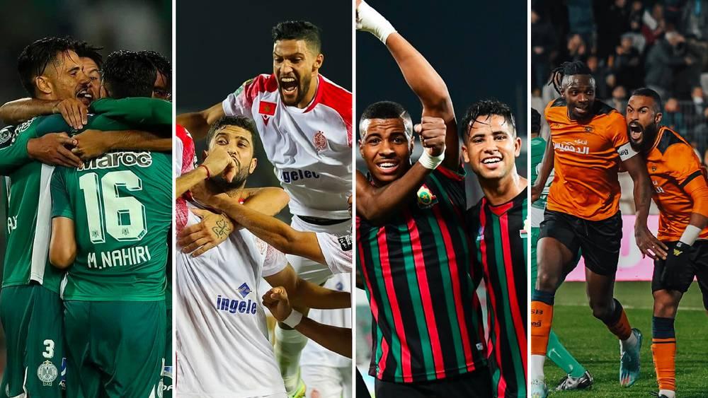 الوداد يحتل الوصافة قاريا في سنة 2022 يليه الرجاء في المرتبة الـ11 ون. بركان والجيش يتمركزان في الرتبتين الـ12 والـ25