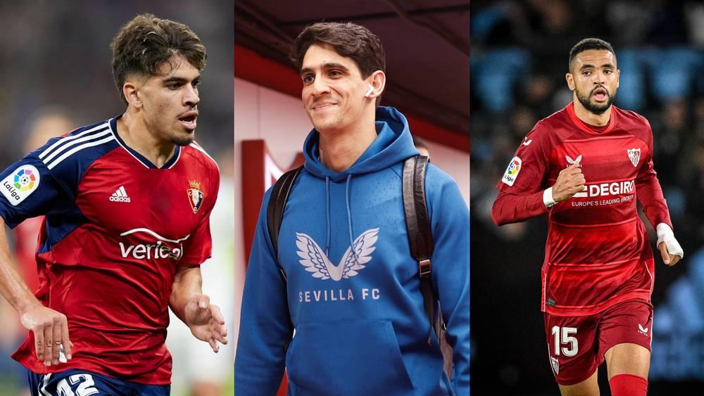 مباراة أوساسونا ضد إشبيلية تنطلق من دون اللاعبين المغاربة.. بونو والنصيري والزلزولي يجلسون في الاحتياط