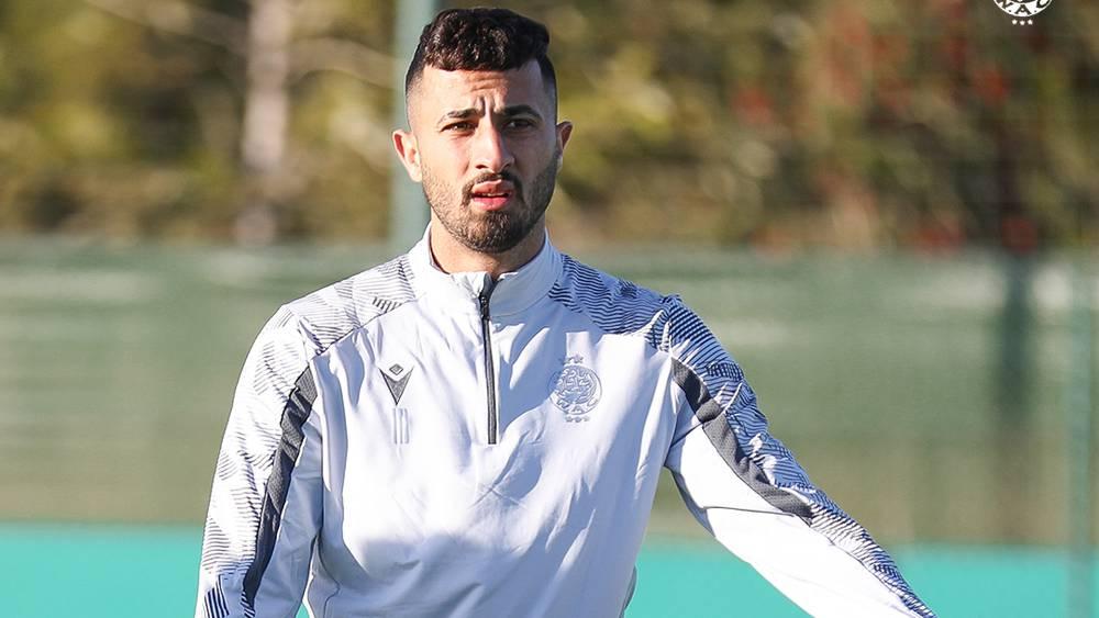 الوداد يواصل تداريبه في الرباط استعداد لمواجهة الهلال السعودي والحسوني يكتفي بتداريب انفرادية