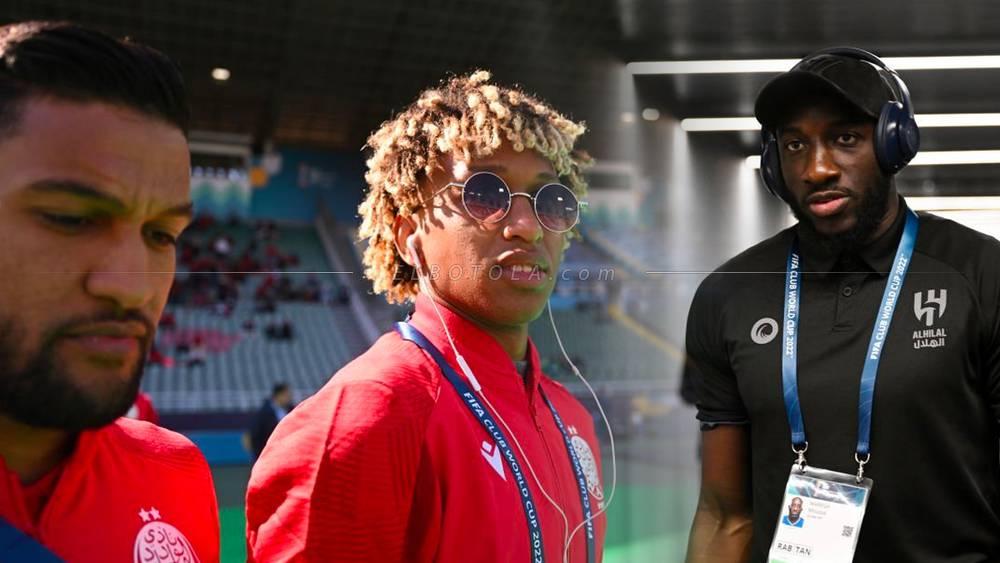 لاعبو الوداد والهلال يصلون لملعب الرباط ويتفقدون أرضيته قبل مواجهتهما في ربع نهائي "الموندياليتو"