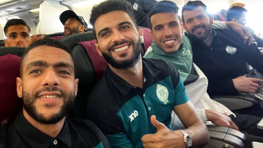 بعثة الرجاء تصل للدوحة قبل استكمال رحلة عودتها من تنزانيا صوب المغرب بعد الفوز على سيمبا (3-0)