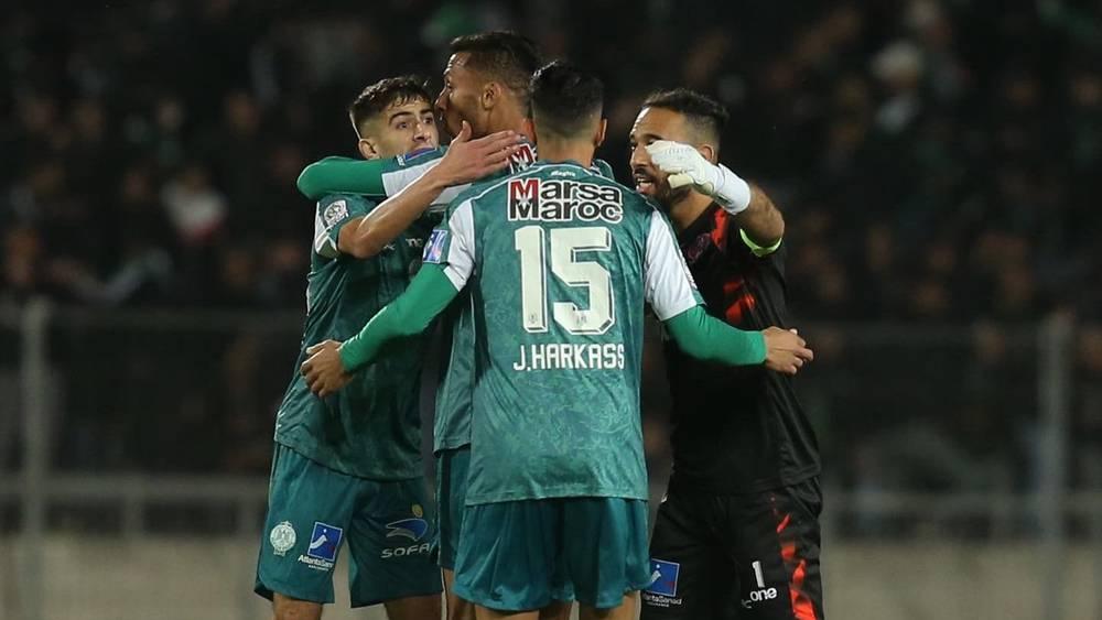 5 غيابات للرجاء أمام المغرب التطواني