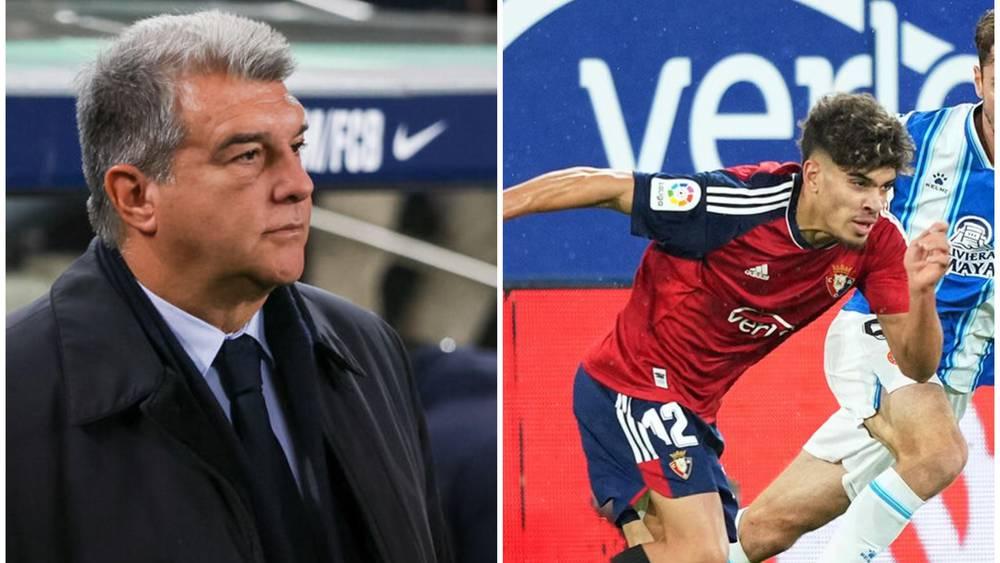 لابورتا: "شاهدت يوم أمس مباراة أوساسونا لمتابعة الزلزولي.. إنه لاعب يُثير إعجاب الطاقم الفني لبرشلونة"