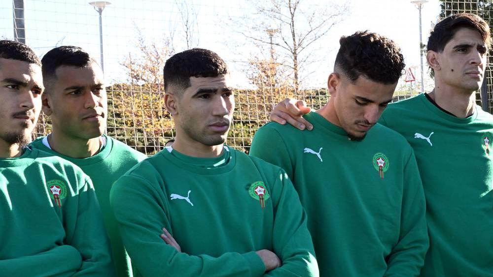 Mountakhab - Première séance d'entraînement à Madrid