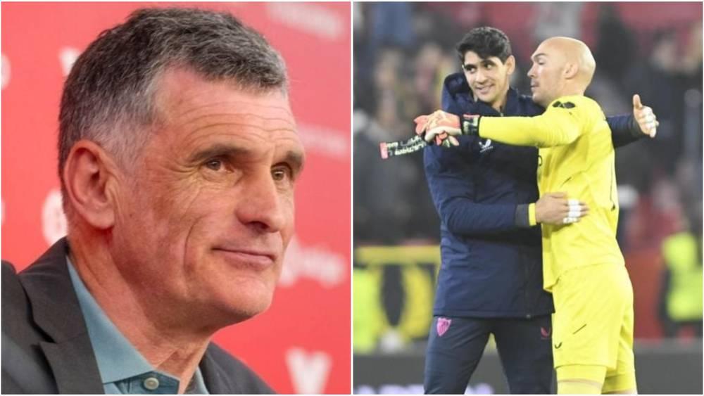 مينديليبار (مدرب إشبيلية): "بونو ودميتروفيتش حارسان كبيران وأيًا كان من يشارك سيؤدي بشكل جيد"