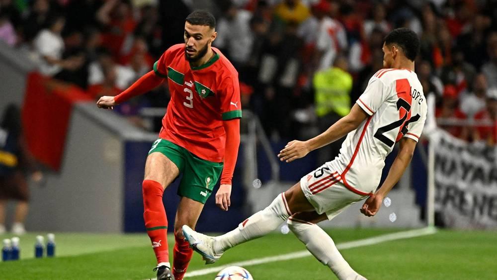 مباراة ودية/ المنتخب المغربي ينهي الشوط الأول بالتعادل السلبي أمام البيرو