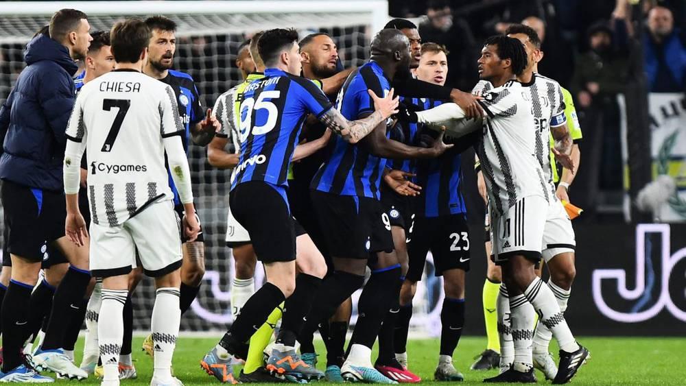 عقوبات صارمة بعد "شجار" اللاعبين في "ديربي إيطاليا"