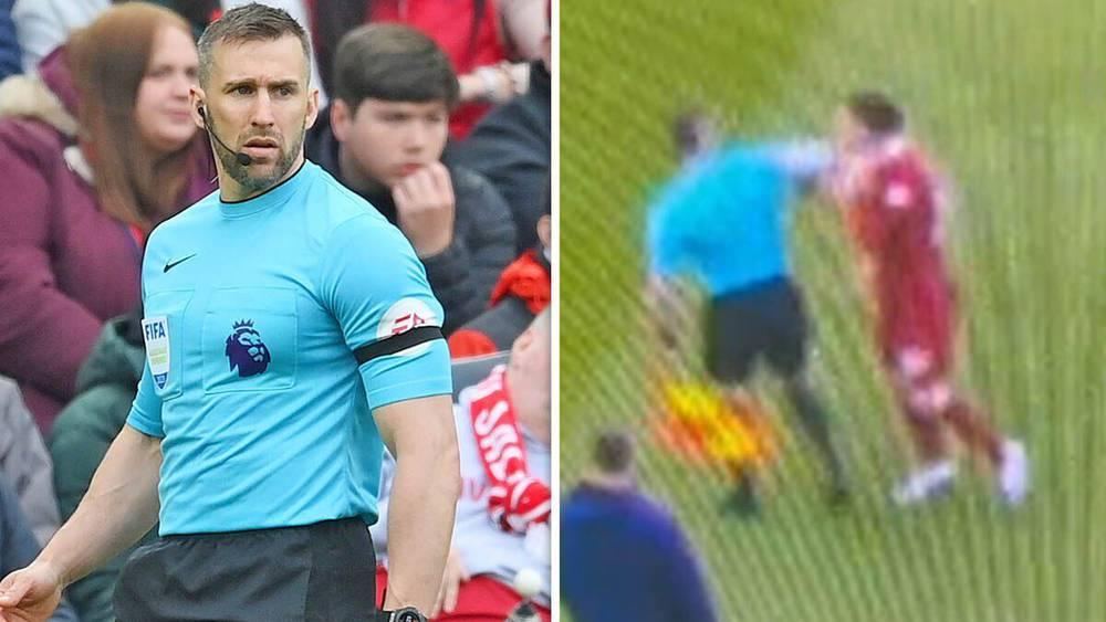 إيقاف حكم في الدوري الإنجليزي إلى حين الانتهاء من التحقيق بعد "ضربه" روبيرتسون لاعب ليفربول