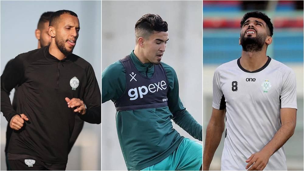 زريدة والصبار والزرهوني يغيبون عن تداريب الرجاء تأهبا لمواجهة الحسنية بداعي الإصابة