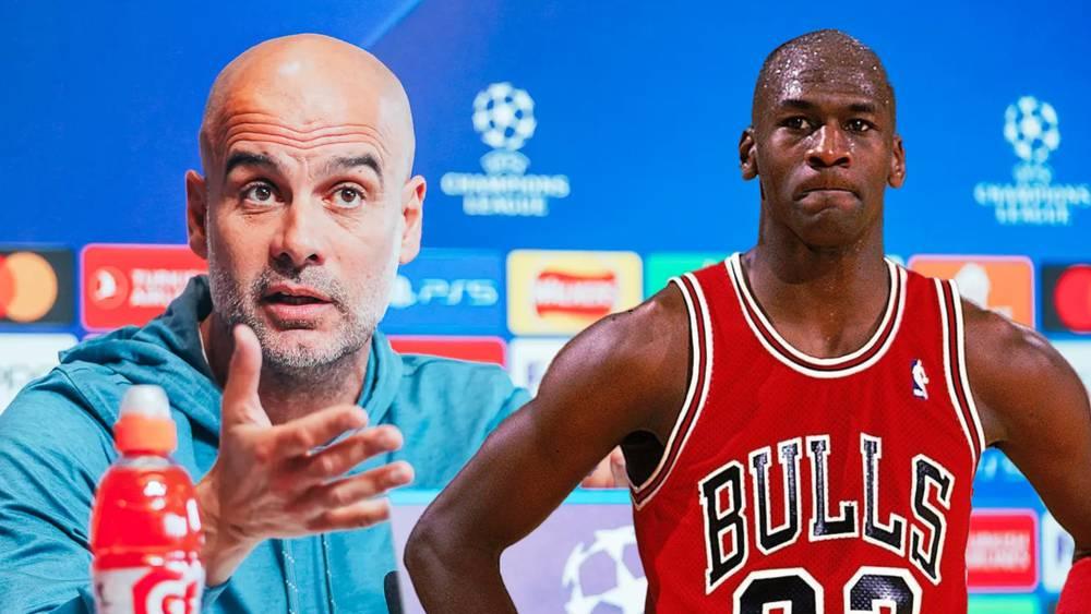 غوارديولا عن فشله في الفوز بدوري الأبطال مع مانشستر سيتي: "جوردان خسر ألقاب الـ'NBA' أكثر من تلك التي فاز بها"